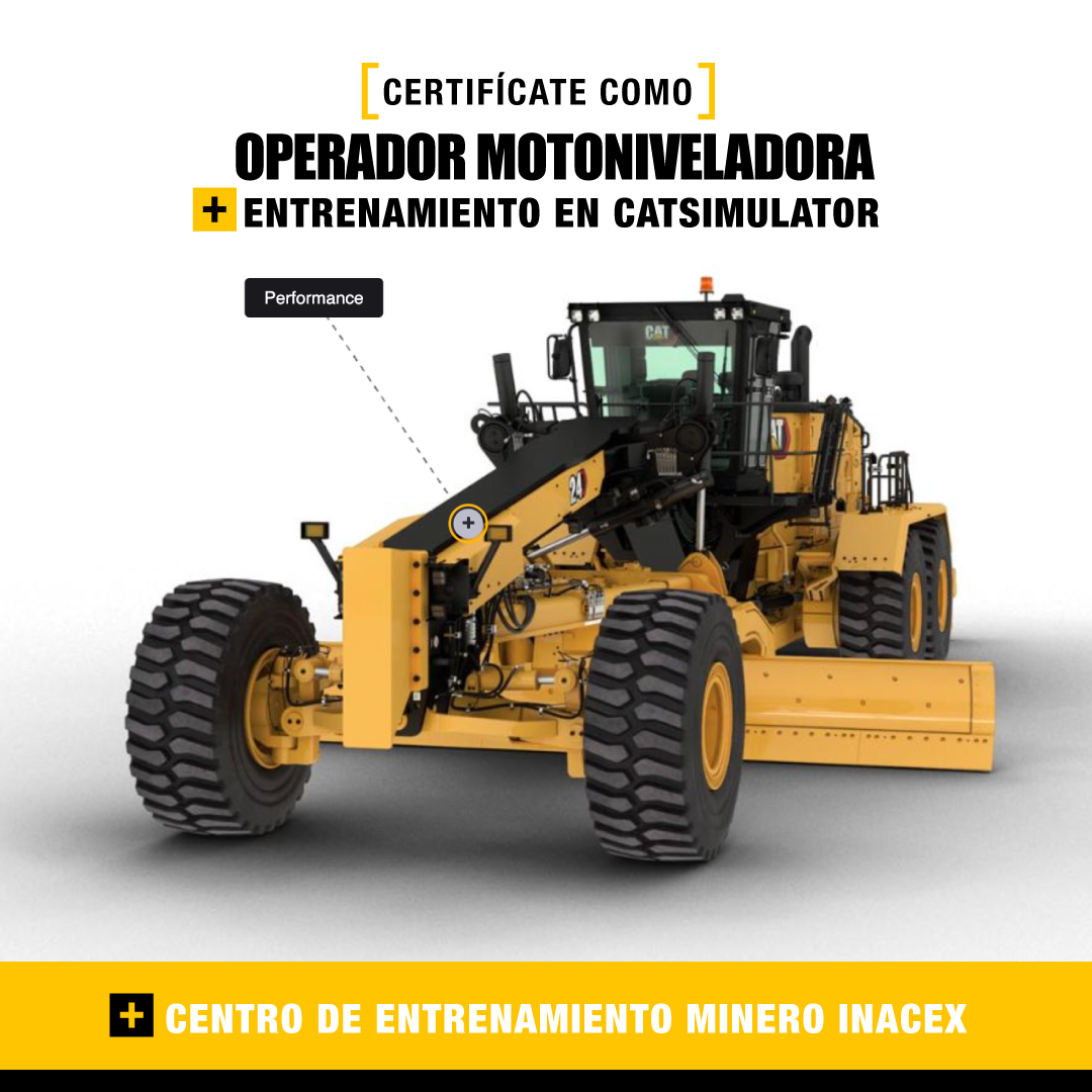 curso-motoniveladora-inacex Motoniveladora de foto con texto que indica operador de motoniveladora